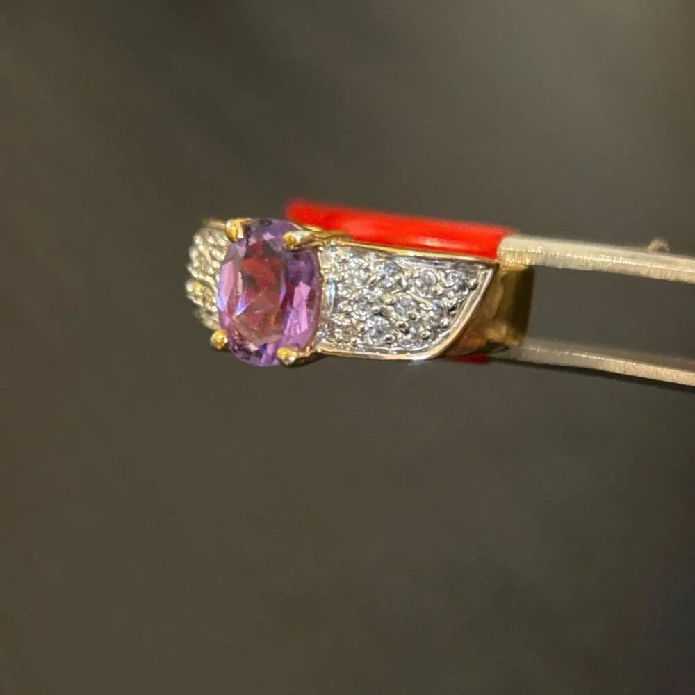 Lovely Amethyst‎ Ring